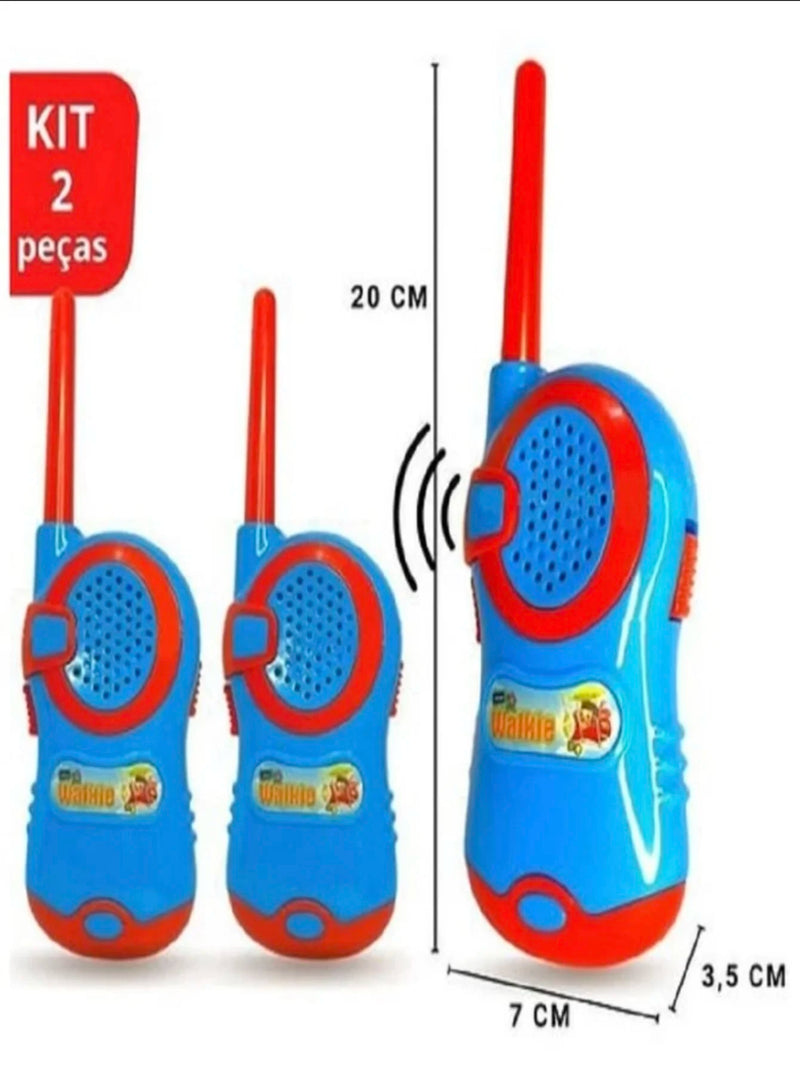 Walkie Takie Radio Comunicador De Brinquedo Infantil Diversã